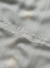 JANE CARR The Ikat Scarf in Ghost, grey two tone pure cashmere woven scarf – detail