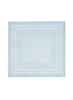 The Frutti Neckerchief, pale blue printed cotton silk-blend scarf – flat