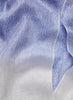 The Long Kaftan, blue and white ombré cashmere, linen and Lurex kaftan – detail