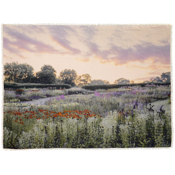 JANECARR X Piet Oudolf and Hauser & Wirth Wrap - 'Panorama' printed modal cashmere wrap